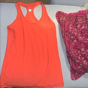 Orange/peach ish lululemon tank